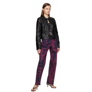 MIAOU Burgundy Fargo Jeans